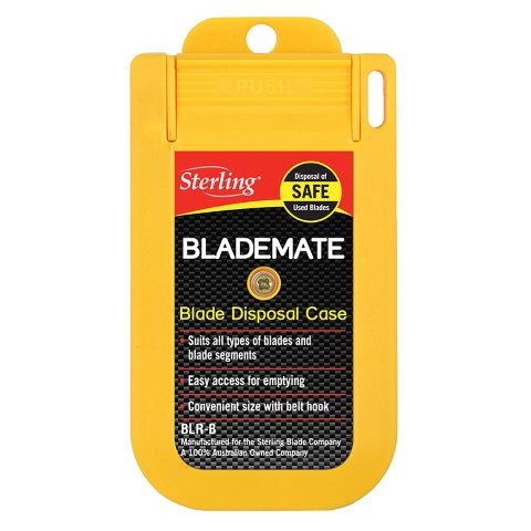 STERLING BLADEMATE SHARPS CONTAINER WITH BELT CLIP 